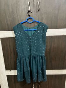 Elegant green sharara set