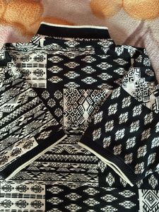 Unique Patterned Short Sleeve Shirt