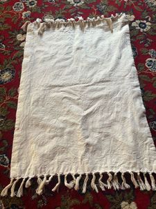 Vintage Floral Embroidered Wall Hanging