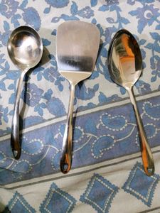 3 New Spoons (Stainless Steel)