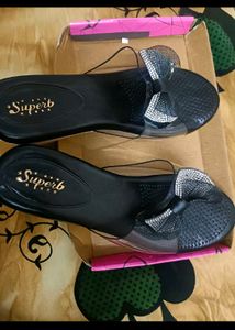 New Without Tag Black Party Wedges In 6 Size