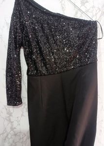 Faballey Embellished Black Women Jumpsuit