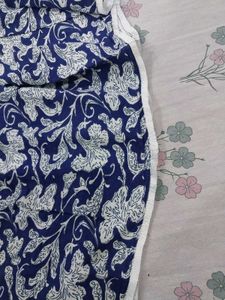 Blue Kurta With Tassels