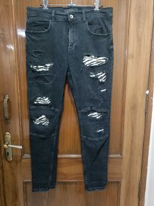 Men Zara Ribbed Jeans