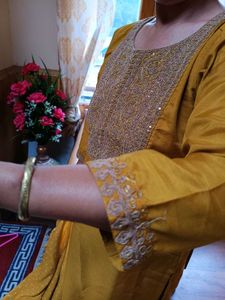 Elegant Mustard Salwar Suit
