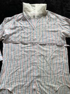 Striped Up-down Shirt Dress for Her 🤩🤩