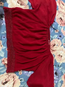 Red Co Ord Set