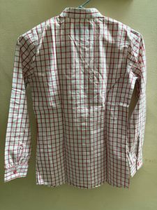 Red White Formal Shirt