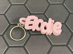 Custom Name Keychain