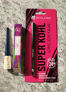 COMBO PACK OF MYGLAMM&#39;S KAJAL AND EYELINER