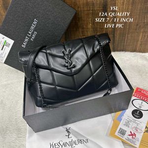 YSL LOULOU PUFFED SHOULDER BAG WITH BOX