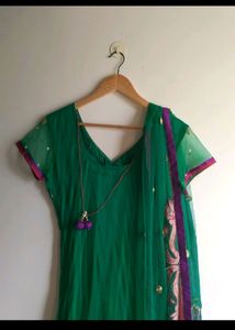 Grand Wedding Gown With Heavy Dupatta