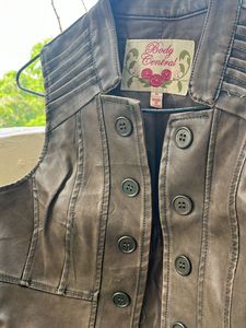 Dark Brown Leather Jacket