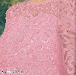 Peach Lace Top