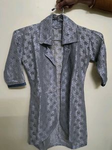Tailored Shrug Net Fabric