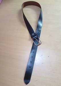 Classic 100% Leather Black Belt