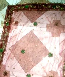 Pink Indian Outfit with Sequins Bridal Lehenga 😍