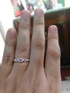New Pure Silver Gemstone Ring