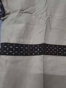 Beige Printed Kurti