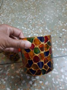 Glass Candle Holders