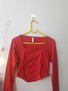 Red Corset Top