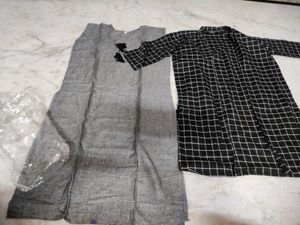 long kurti and shrug