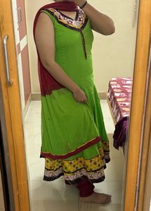 Flared Anarkali Kurta Set