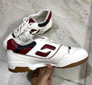 SOLEPLAY WHITE RED GUM SOLE SNEAKERS 41