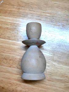 give Offer vintage wooden candlestand