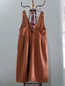 Brown Sleeveless Dress