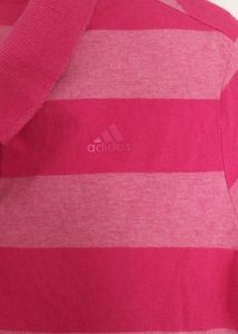 Striped Pink Polo Shirt