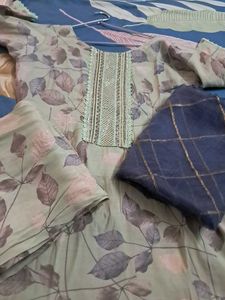 Muslin  Silk Kurta  Set