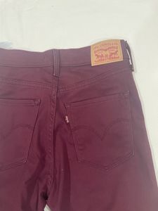 Burgundy Levi's Jeans