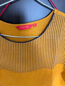 Mustard Yellow Kurti