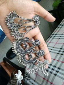 Boho Silver Earrings