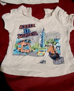 Baby Girl Combo Of 4 T-shirts 3-12 Months