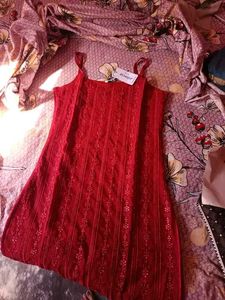 Elegant Red Kurta Set