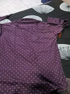 Hancock Dress Shirt - Purple Diamond Print