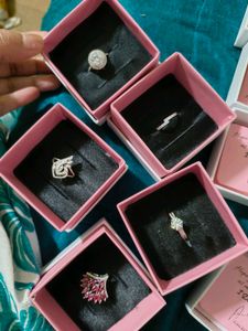 Assorted Fashion Rings Combo Of 6
