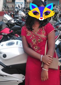 Red Embroidered Indian Dress