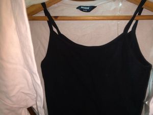 Oversized Crop T-shirt With Camisole