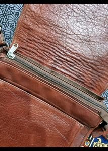 Pure Leather Side Bag Unisex
