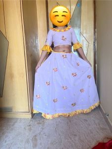 Lilac Lehenga Choli Set