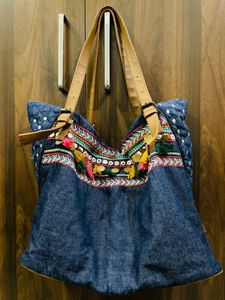 Embroidered Boho Bag With Gorgeous Look