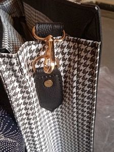 Houndstooth Shoulder Bag