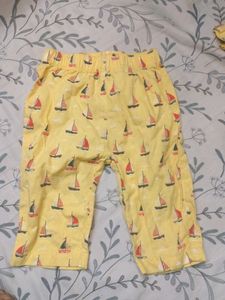 Cute Boat Print Pajama Set