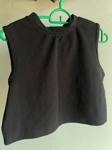Black Crop Top