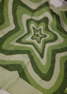 Green Pinteresty Star Cardigan