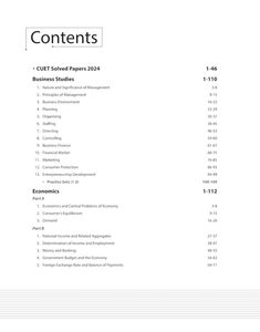 NTA CUET UG COMMERCE domain preparation Book