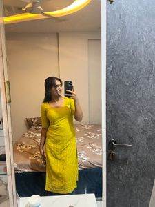 Yellow Kurti Set